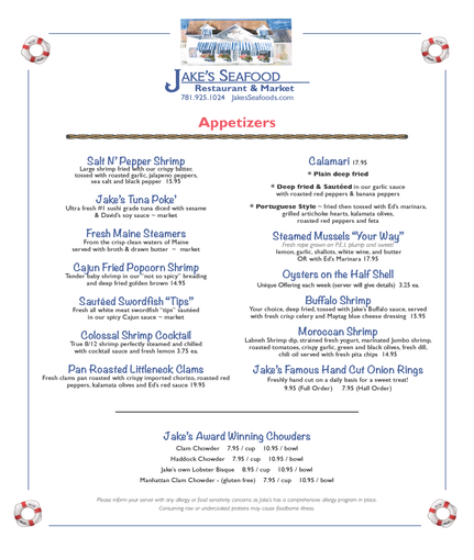 Nantasket Seafood menu 5