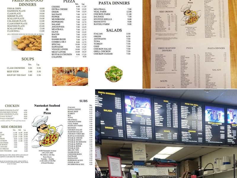 Nantasket Seafood menu 4